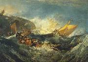 Joseph Mallord William Turner The shipwreck of the Minotaur, Spain oil painting artist